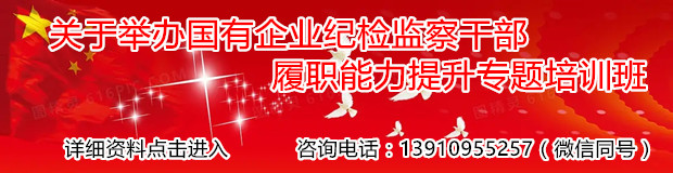 国有企业纪检监察干部履职能力提升